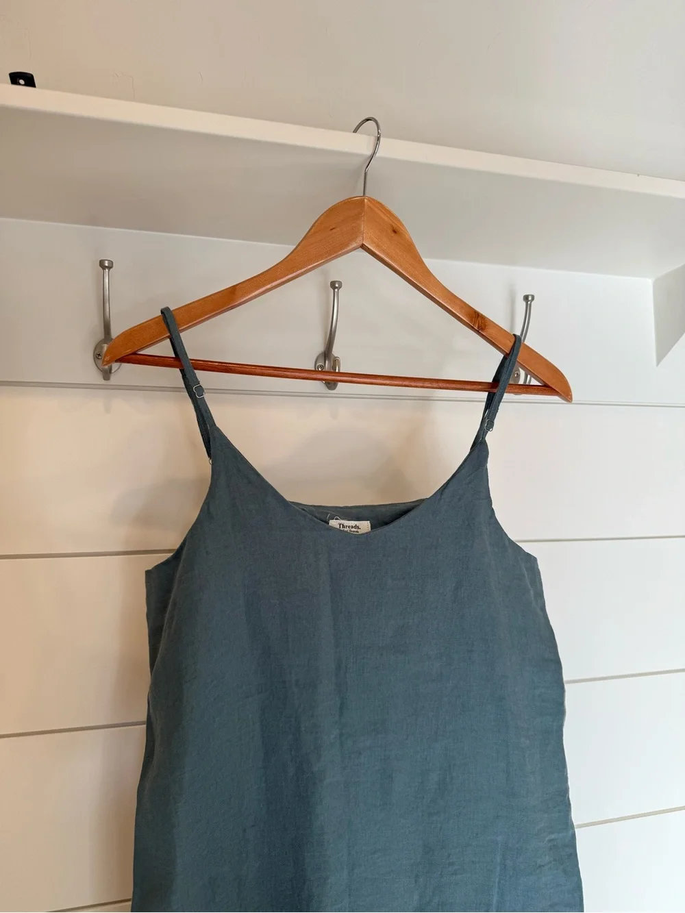 Threads by Bed Threads Linen Maxi Slip Dress Small - Picture 3 of 7